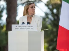 La Premier Giorgia Meloni a Villa Eilenroc per il 36° Vertice franco-italiano