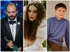 Da sinistra a destra: Francesco Sossai, Francesca Michielin, Giulia Scomazzon e Dutch Nazari