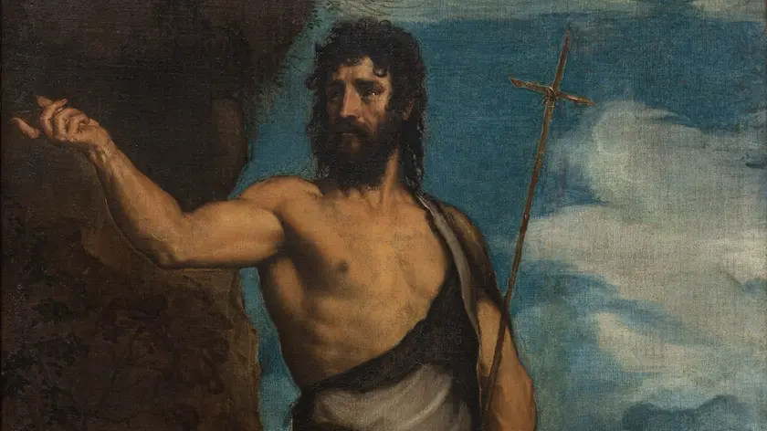 Tiziano Vecellio: San Giovanni Battista, 1540-42 circa, olio su tela, Gallerie dell'Accademia, Venezia