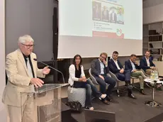 Un momento dell'incontro alla Torre Santa Maria di Udine