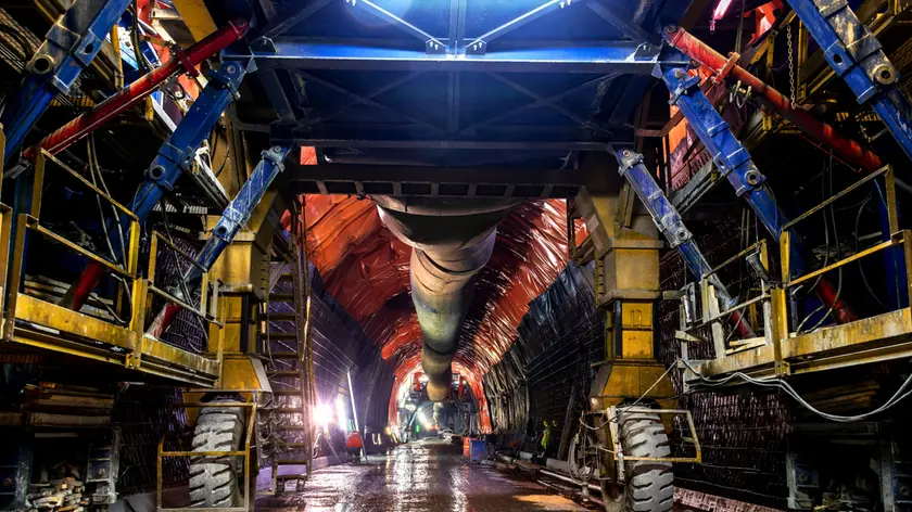 Il cantiere dell'Eurotunnel tra Italia e Austria