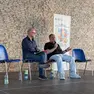 Gildo Claps durante l'intervista con Paolo Cagnan (fotofilm)