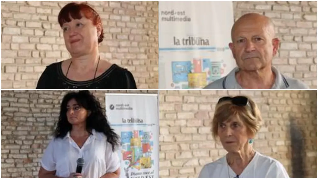 Dall’alto in senso orario Emilia Michielin, Emanuele Servidati, Mariarosa Bottacin Angela Bonduan