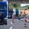Code al valico di Fernetti nel 2025 per i lavori in H4 (foto Silvano)