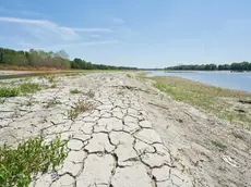 La portata del Po è scesa del 70 per cento