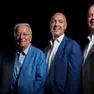 Da sinistra Gianfranco Masello, Federico Faggin, Marco Greggio e Andrea Camporese