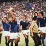 Gi azzurri del Mundial 1982 con Collovati tra Altobelli e Scirea