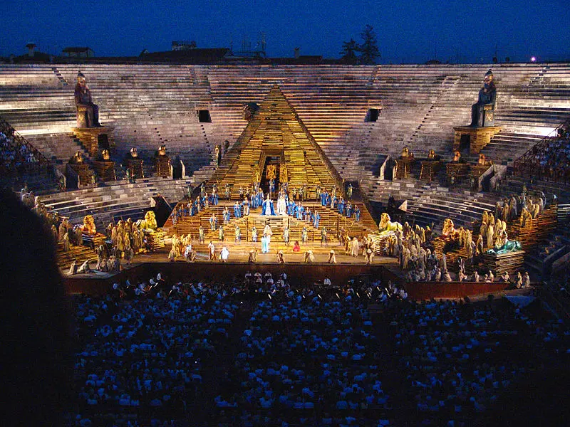 L'opera "Aida" all'Arena di Verona 2013