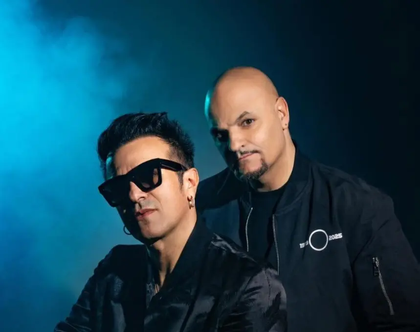Gli Eiffel 65 in una foto tratta dal loro profilo Facebook