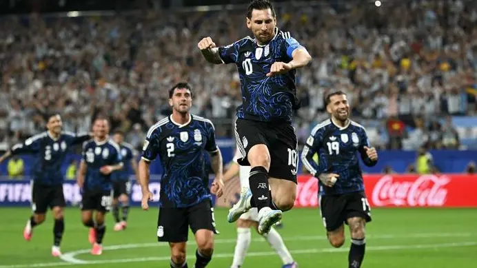 L'Argentina festeggia il passaggio in semifinale