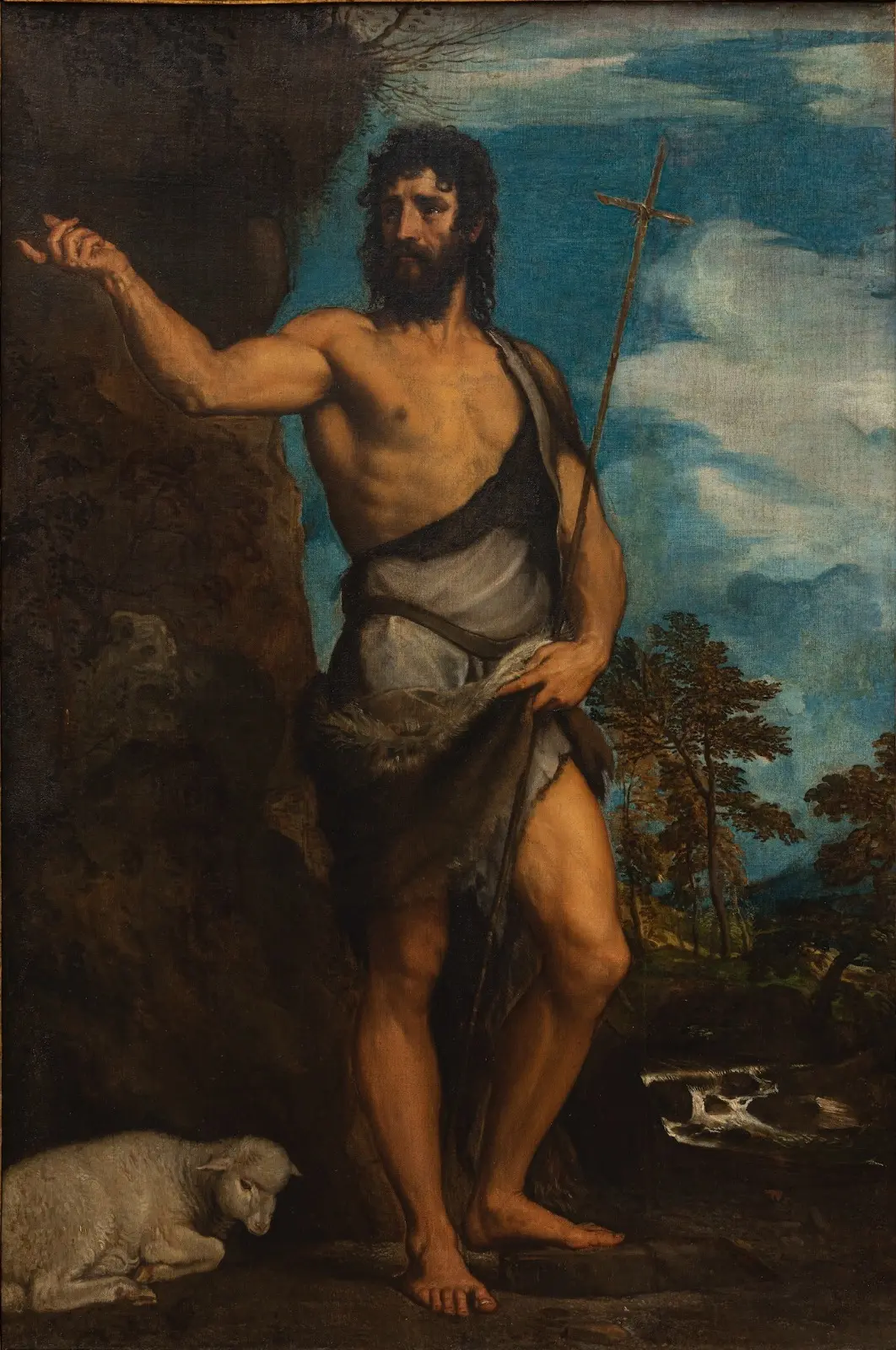 Tiziano Vecellio: San Giovanni Battista, 1540-42 circa, olio su tela, Gallerie dell'Accademia, Venezia