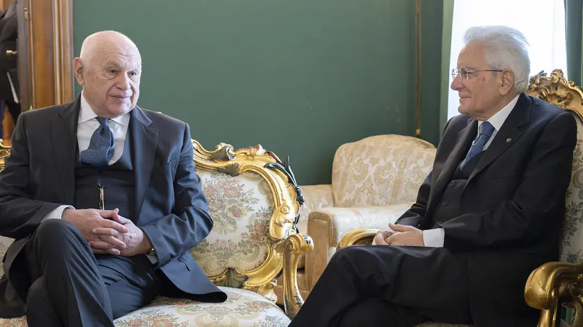 Il Presidente della Repubblica Sergio Mattarella con Carlo Nordio