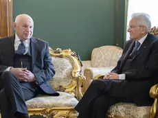 Il Presidente della Repubblica Sergio Mattarella con Carlo Nordio