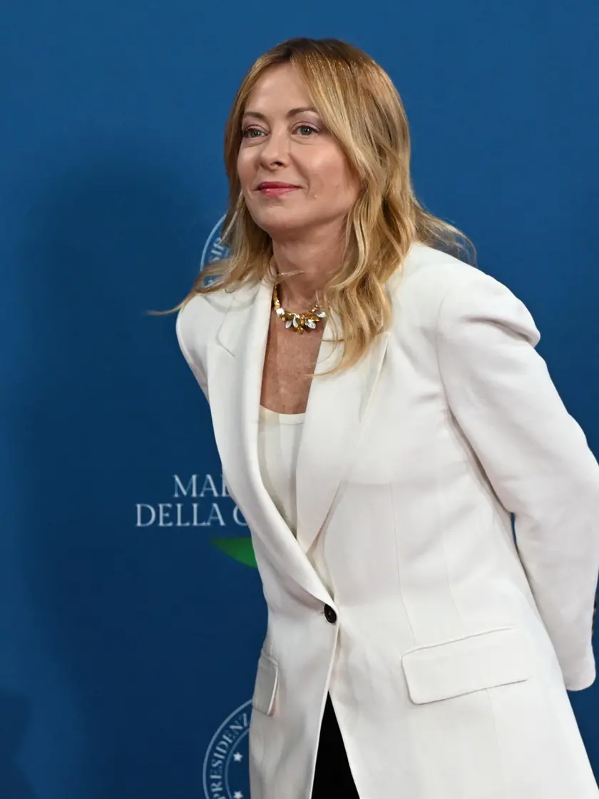 La premier Giorgia Meloni