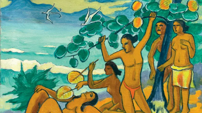 Riposo al mare (1950) di Max Pechstein