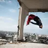 Un frame di “Yalla Parkour” di Areeb Zuaiter, film ambientato in Palestina fra i più attesi del festival
