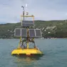 Una boa oceanografica dell’Ogs installata davanti a Miramare