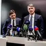 Da sinistra Giovanni Malagò, Leonardo e Paolo Maldini