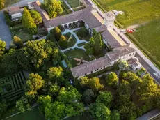Veduta aerea del Castello di San Pelagio
