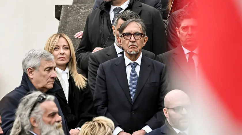 Antonio Tajani, Giorgia Meloni e Ignazio La Russa