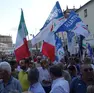 I militanti al comizio di Giorgia Meloni a Mestre