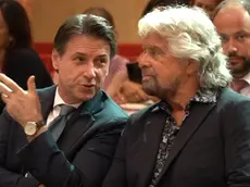 Giuseppe Conte e Beppe Grillo