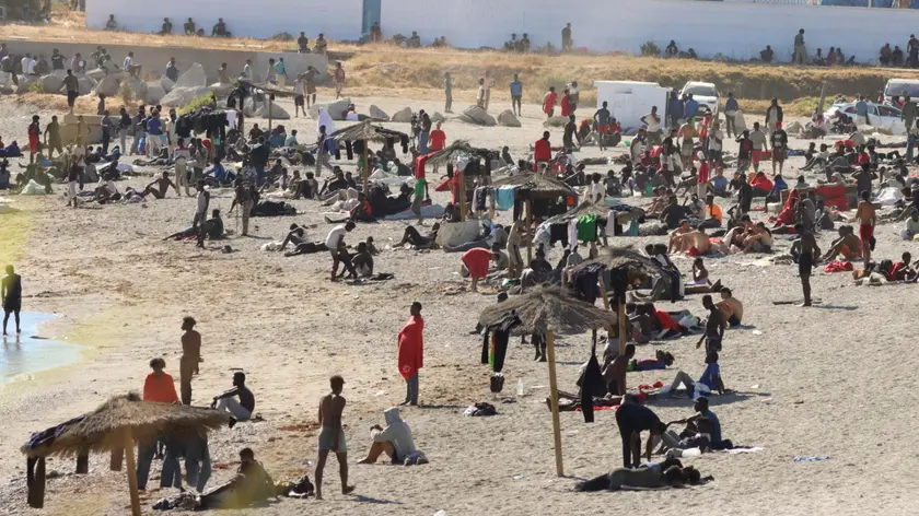 Migranti a Ceuta
