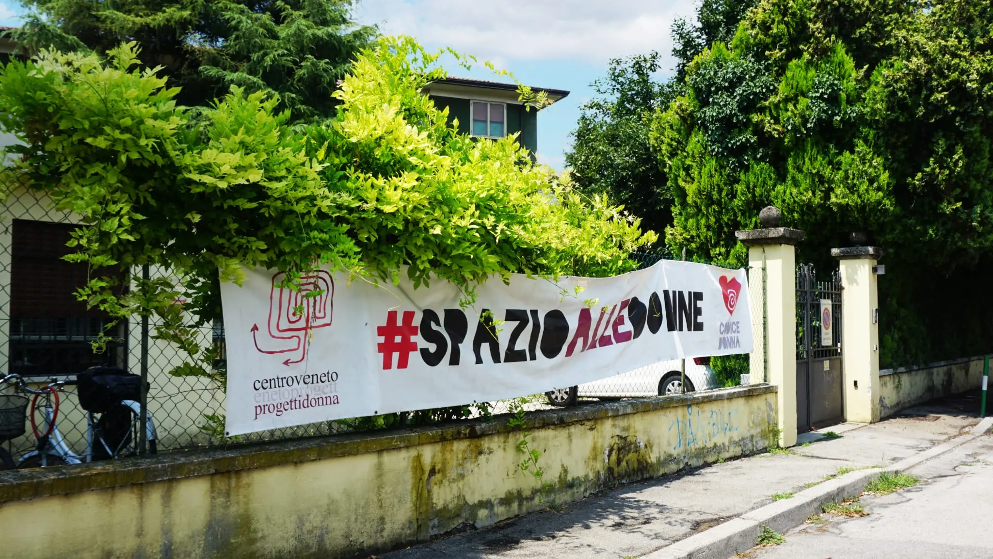 L'edificio che ospita la sede del Centro veneto Progetti donna a Padova