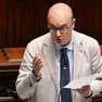 Il ministro Valditara durante un question time alla Camera