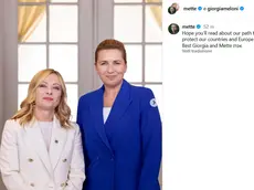 Giorgia Meloni e Mette Frederiksen, insieme su Instagram per mandare un "messaggio congiunto all'Europa"