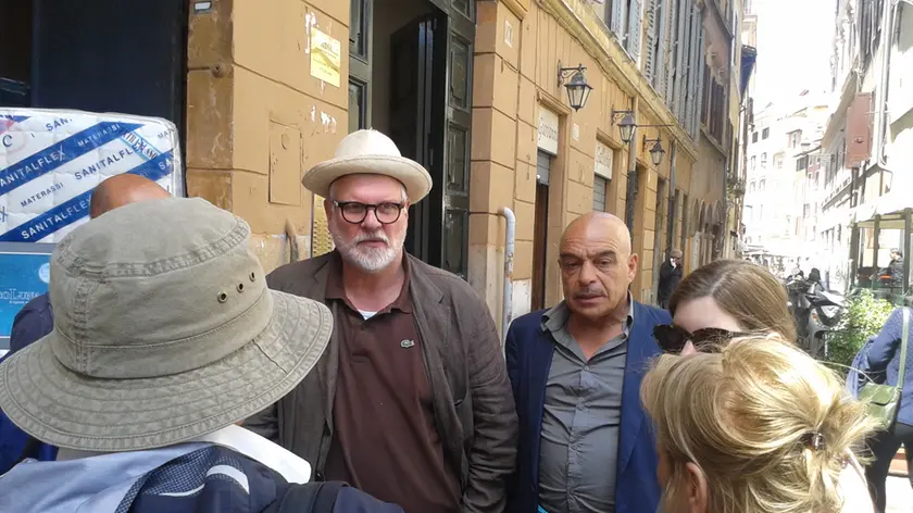 Carlo Mazzacurati con Pierantonio Novara