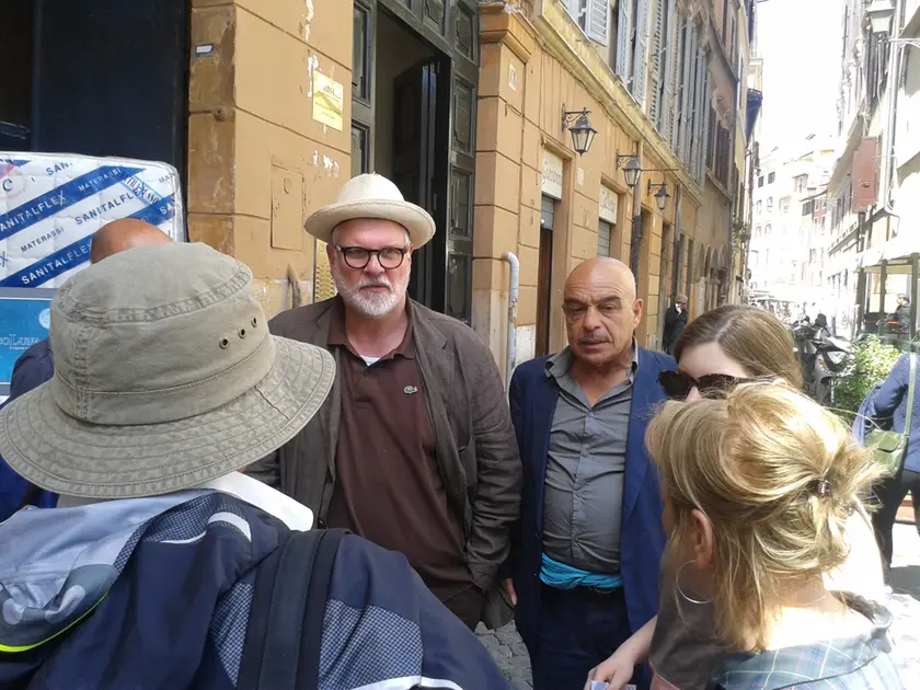 Carlo Mazzacurati con Pierantonio Novara