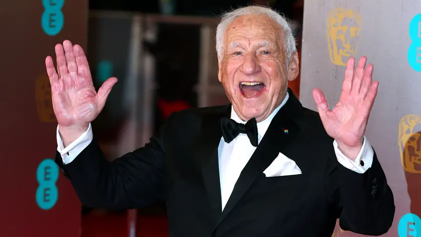 Il grande Mel Brooks in una immagine dall'archivio Agf