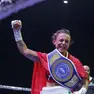 Sara Lombardi con la cintura tricolore Foto Lasorte