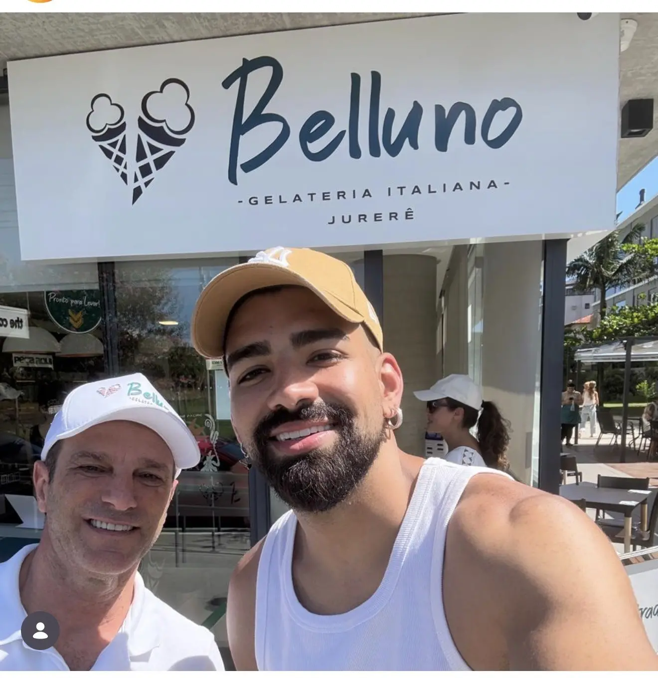 La gelateria Belluno a Florianopoli in Brasile