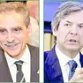 I due banchieri che si sfidano: a sinistra Luigi Lovaglio, a destra Carlo Messina