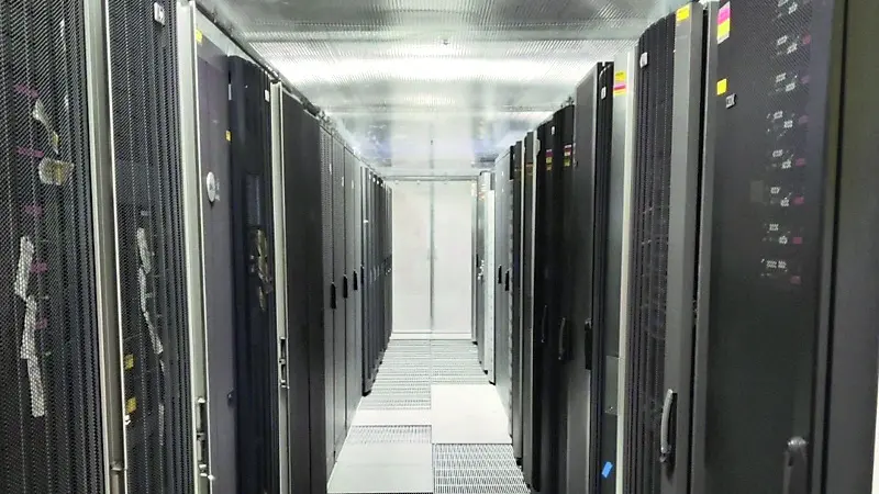 L’interno di un data center di Engineering per l’intelligenza artificiale