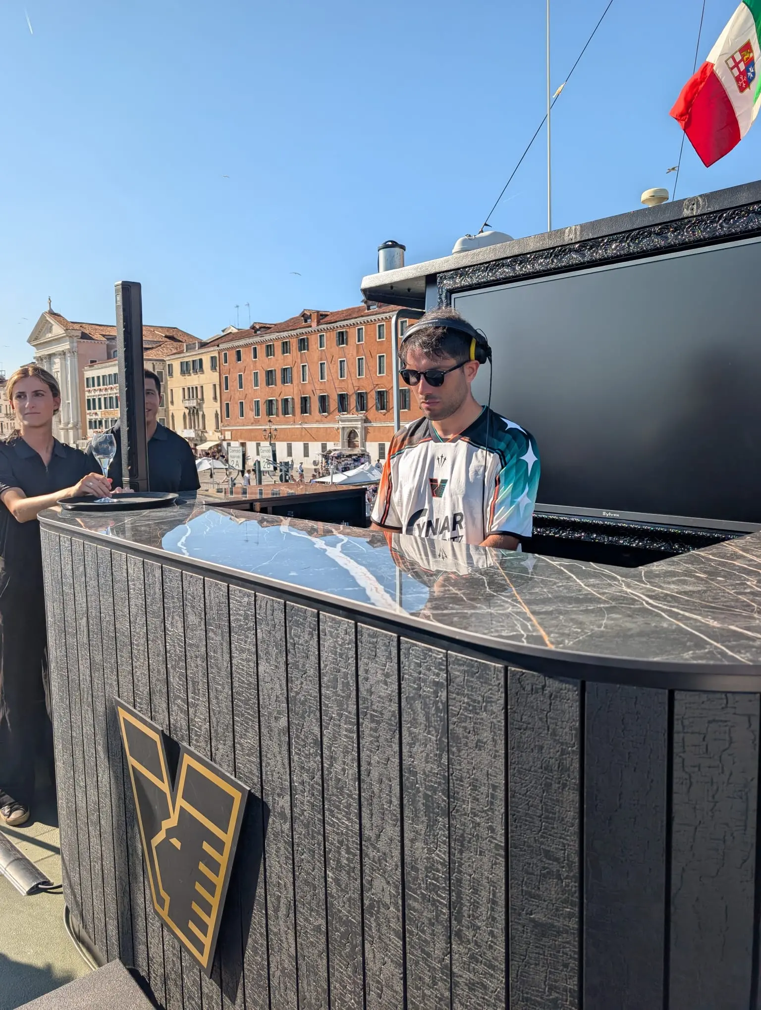 Il dj set in barca