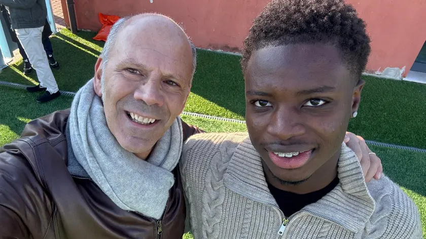 Alphadjo Cisse con Dalla Costa
