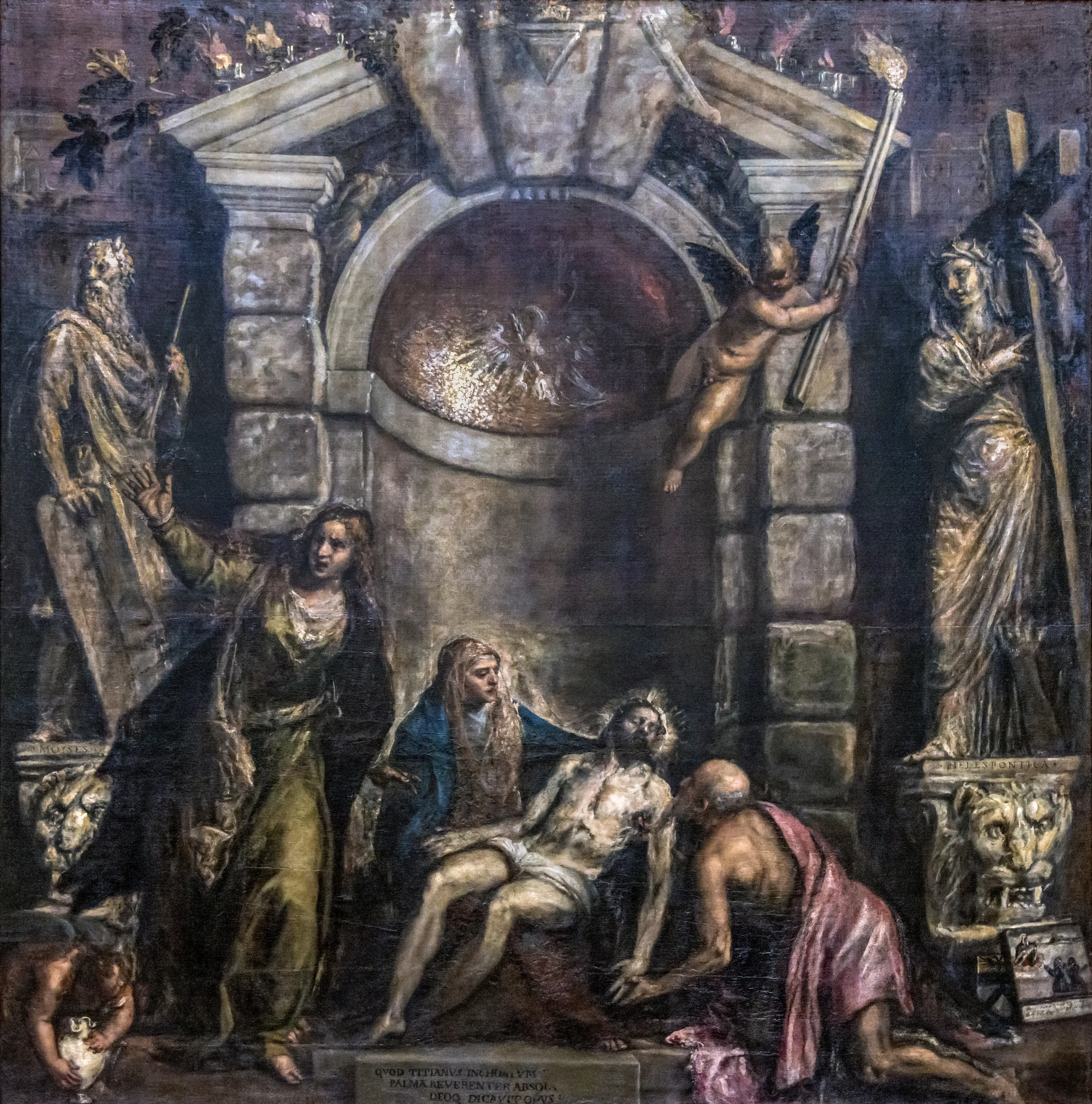 La Pietà dipinta da Tiziano