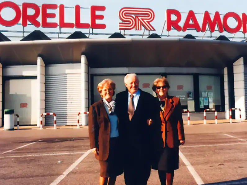 Giuseppe Ramonda con le sorelle