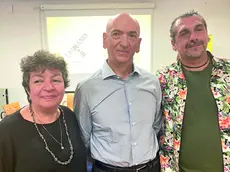I primi tre classificati al Premio Scerbanenco: Elena Vesnaver, Paolo Botti (primo premio) e Raffaele Serafini