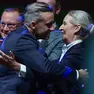 epa13218294 Top candidate Ulrich Siegmund (C) poses with party and parliamentary group co-chairwoman Alice Weidel (R) and party and parliamentary group co-chairman Tino Chrupalla during a far-right Alternative for Germany (AfD) election party following Saxony-Anhalt state election, in Magdeburg, Germany, 06 September 2026. Voters in Saxony-Anhalt are casting ballots to elect a new state parliament. EPA/FILIP SINGER
