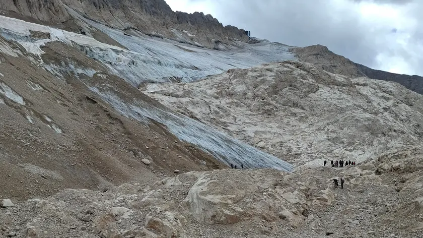 La situazione sulla Marmolada