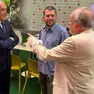 Alberto Trentini, al centro, insieme a Ottavia Piccolo, Alberto Barbera e Beppe Giulietti