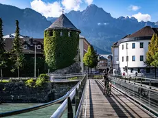 Il centro storico della città di Lienz