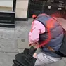 Uno dei borseggiatori marchiato con la vernice rossa a Londra