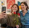 Virginia Libero con la segretaria del Partito Democratico