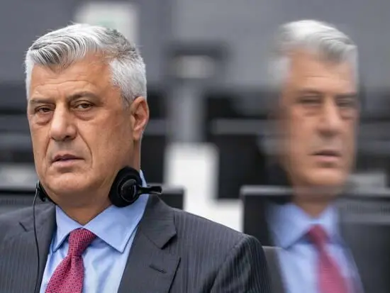L'ex presidente kosovaro Hashim Thaçi