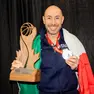 Fabio Castellucci con la medaglia